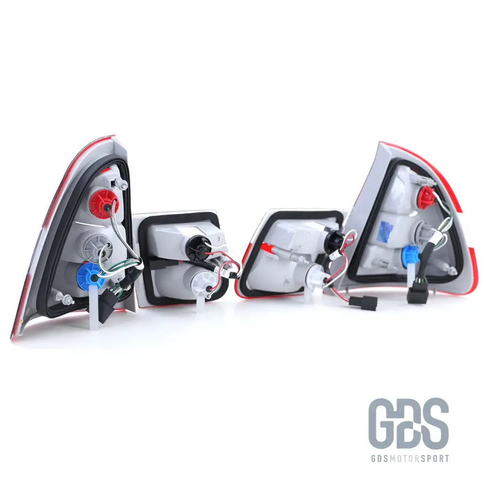 Feux arrières type phase 2 rouge cristal transparent bmw série 3 e46 touring 1998/2005 - arriere