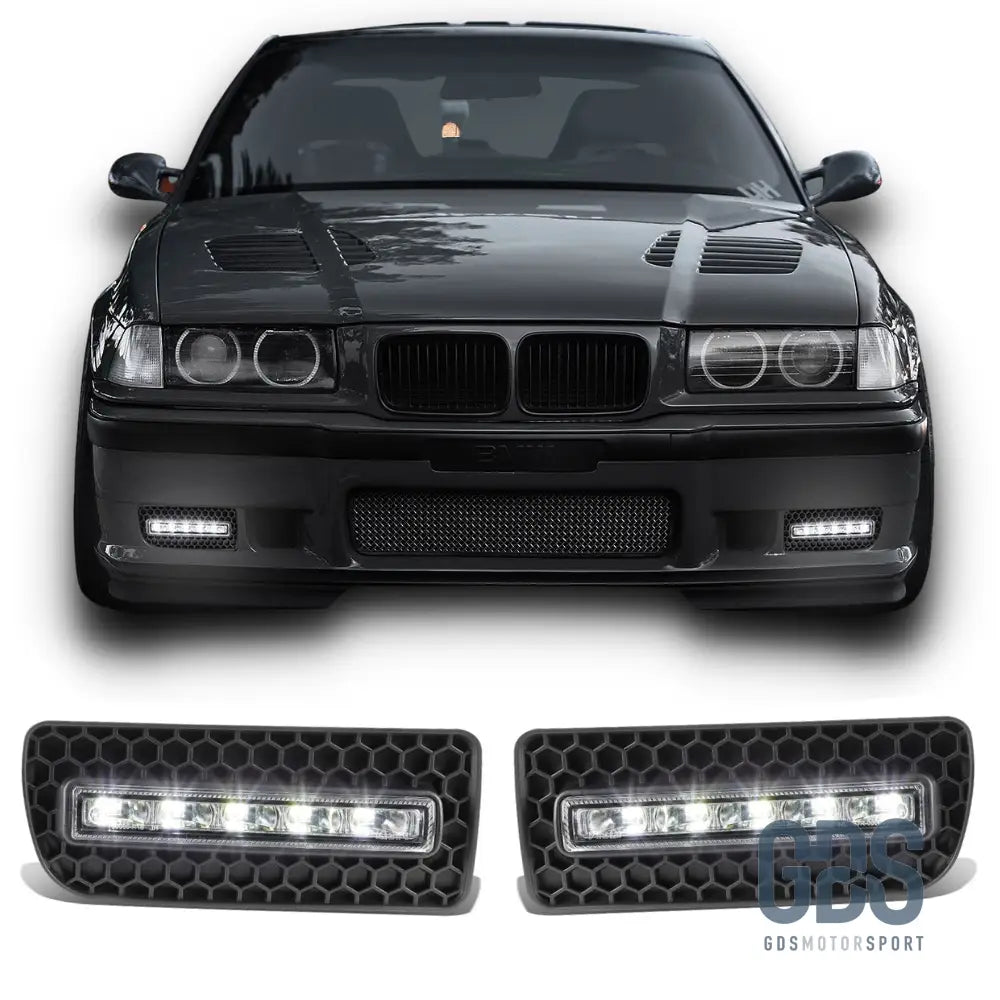 Feux de jour à LED pour BMW E36 - PHARES FEUX - GDS Motorsport