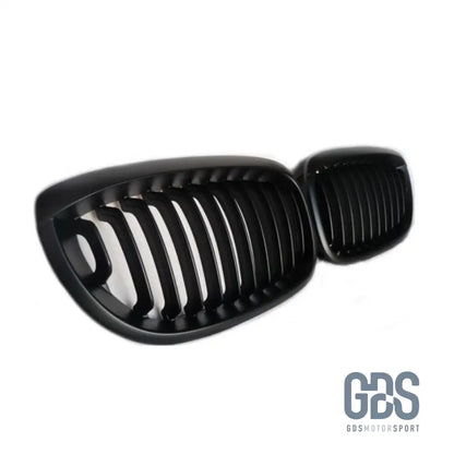 2 Grilles de calandre NOIR MATE BMW serie 3 E46 PH2 2003 a 2006 COUPE / CABRIOLET - Calandres - GDS Motorsport