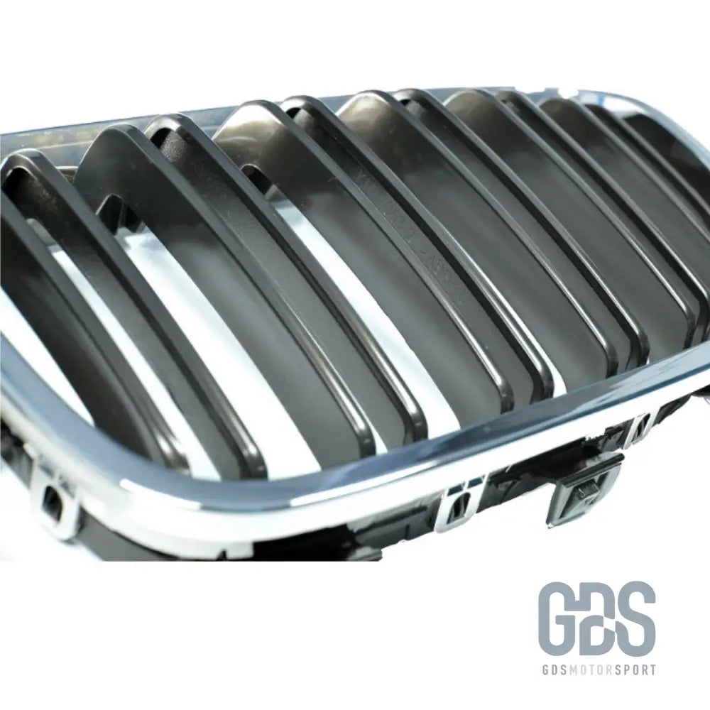 Grilles de calandre double lame chrome et noir bmw série 1 f20 f21 phase pre-lci - calandres