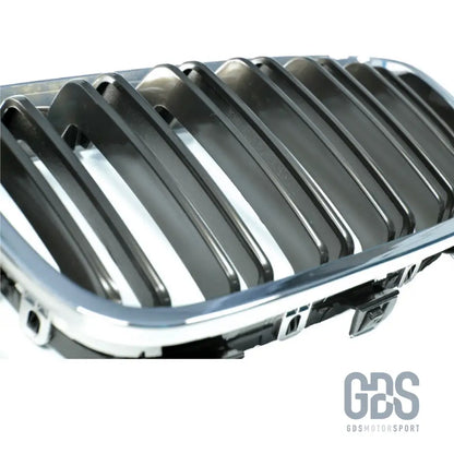 Grilles de calandre double lame chrome et noir bmw série 1 f20 f21 phase pre-lci - calandres