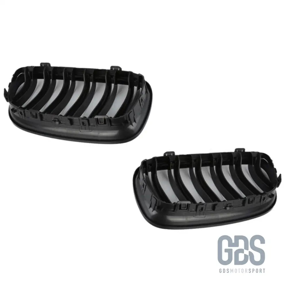 Grilles de calandre double lame noir brillant bmw série 3 e90 e91 phase 2 lci - calandres