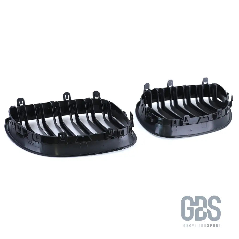 Grilles calandre double lame noir brillant bmw série 5 e60 / e61 - calandres