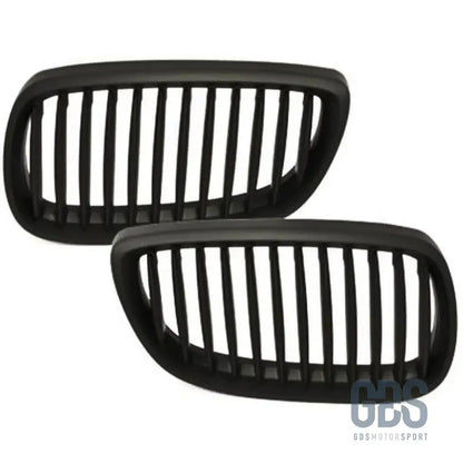 Grilles de calandre lame simple bmw série 3 e92 e93 phase 1 noir mate - calandres