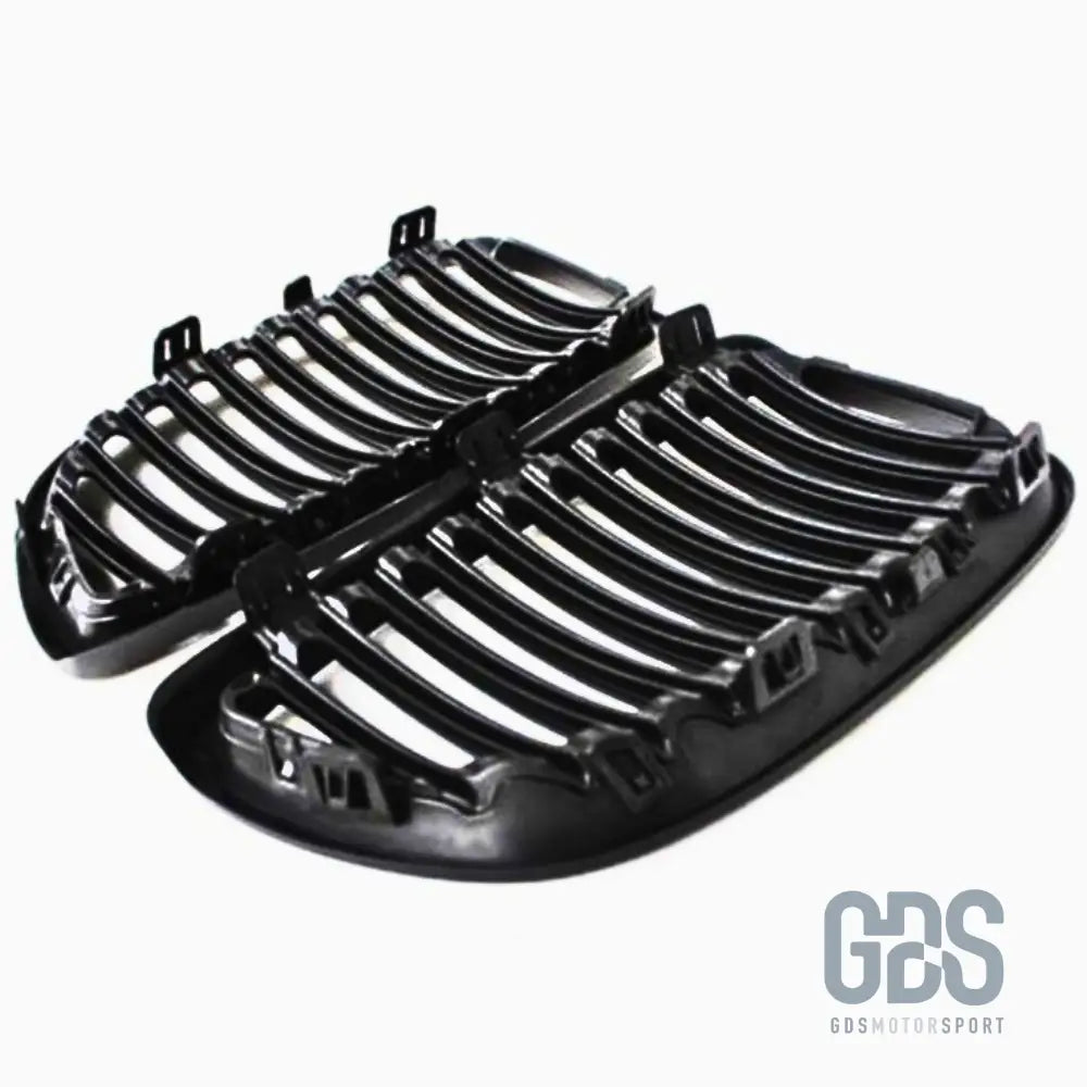 Grilles de calandre lame simple bmw série 3 e92 e93 phase 1 noir mate - calandres