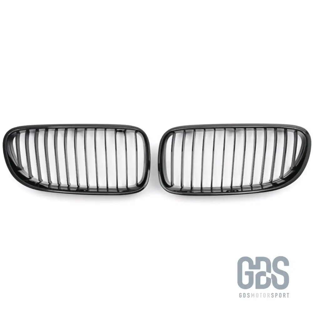 Grilles de calandre lame simple look m performance bmw série 3 e92 e93 phase 2 lci noir brillant - calandres