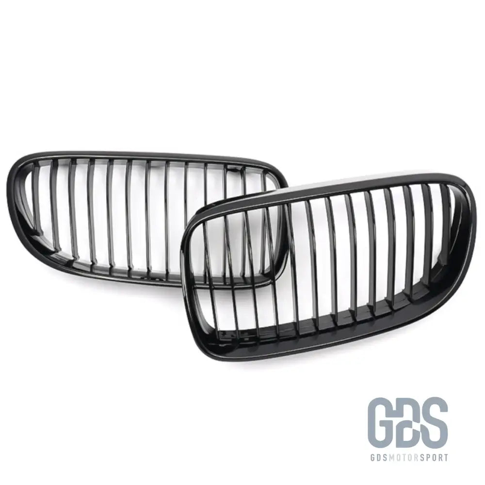 Grilles de calandre lame simple look m performance bmw série 3 e92 e93 phase 2 lci noir brillant - calandres