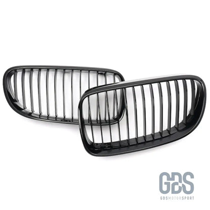 Grilles de calandre lame simple look m performance bmw série 3 e92 e93 phase 2 lci noir brillant - calandres