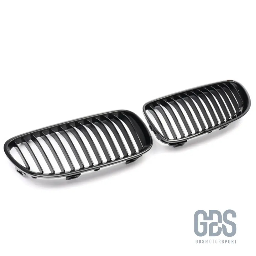 Grilles de calandre lame simple look m performance bmw série 3 e92 e93 phase 2 lci noir brillant - calandres