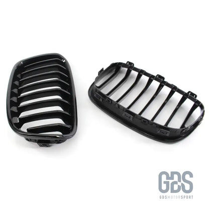 Grilles de calandre noir brillant bmw série 1 f20 f21 phase pre-lci - calandres
