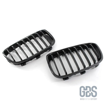 Grilles de calandre noir brillant bmw série 1 f20 f21 phase pre-lci - calandres