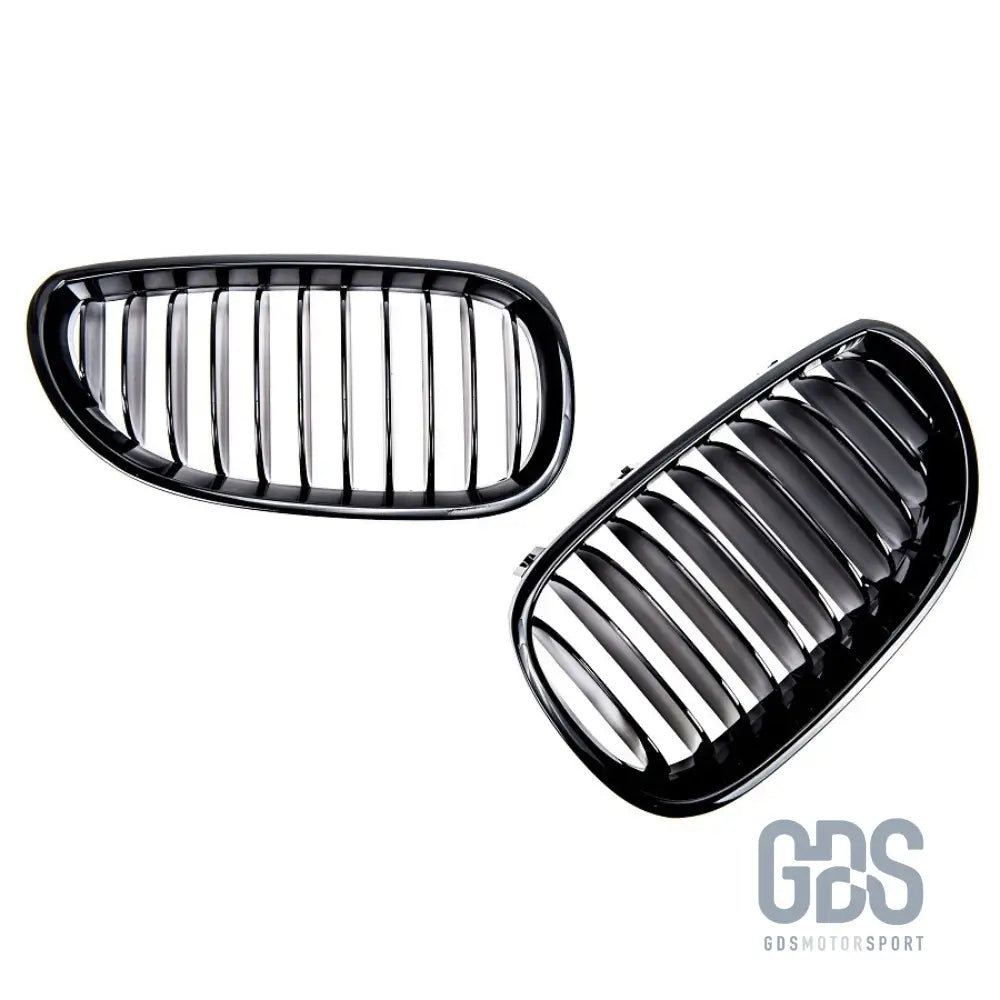 Grilles calandre noir brillant bmw série 5 e60 / e61 - calandres