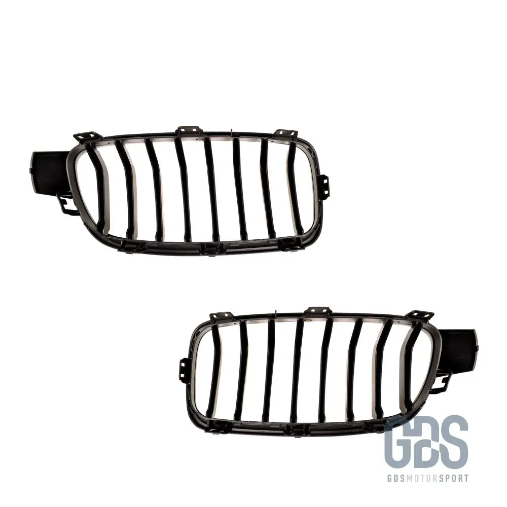 Grilles de calandre noir brillant simple lame bmw f30 f31 - calandres
