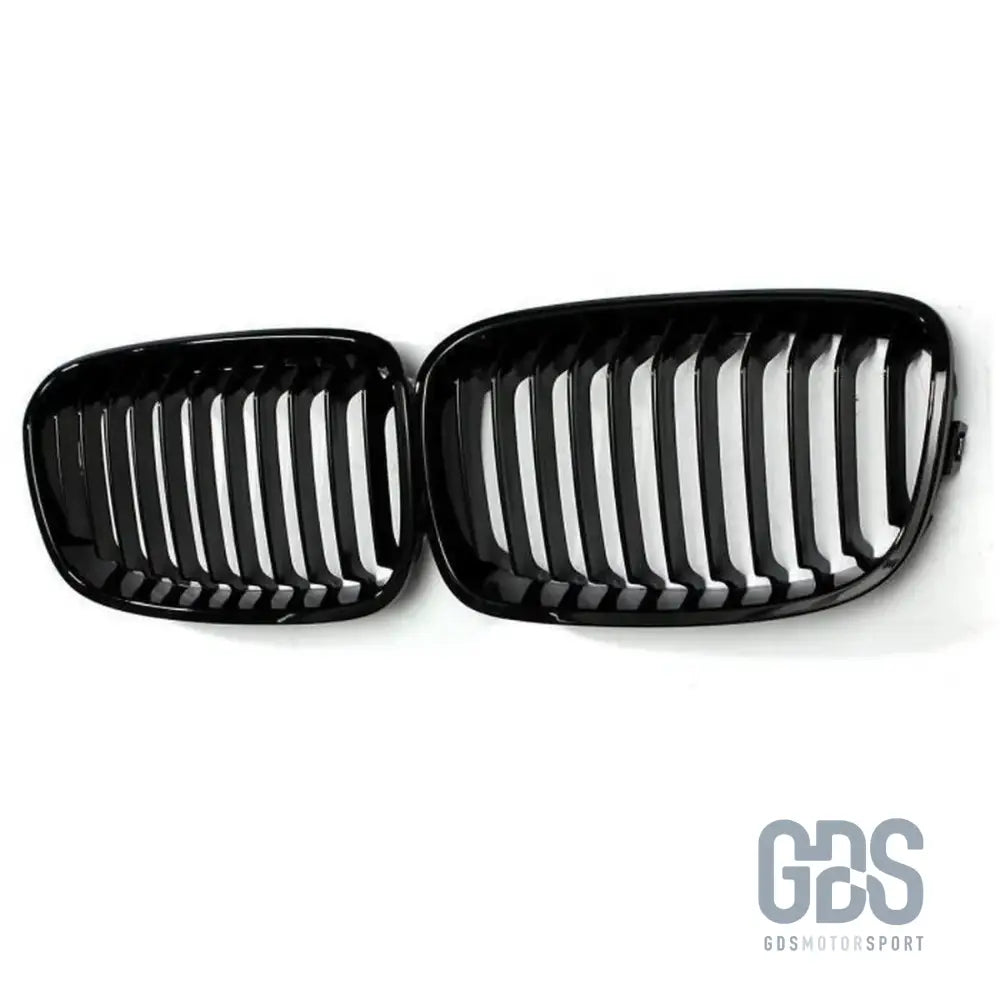Grilles de calandre noir brillant slim design bmw série 1 f20 f21 phase pre-lci - calandres