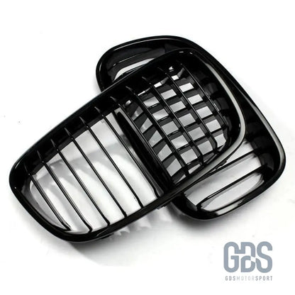 Grilles de calandre noir brillant slim design bmw série 1 f20 f21 phase pre-lci - calandres