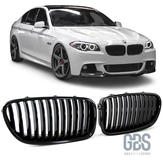 Grilles de calandre noir brillant style m performance pour bmw série 5 f10 & f11 - calandres