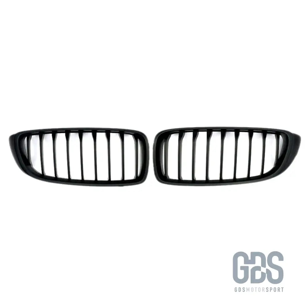 Grilles de calandre noir mat pour bmw f32 f33 f36 simple lame - calandres