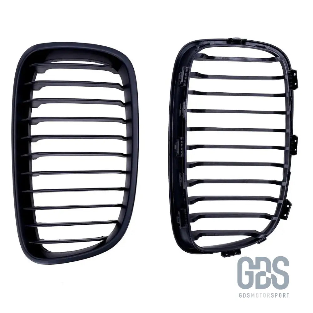 Grilles de calandre noir mat bmw série 1 f20 f21 phase pre-lci - calandres
