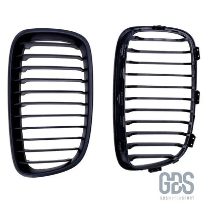 Grilles de calandre noir mat bmw série 1 f20 f21 phase pre-lci - calandres