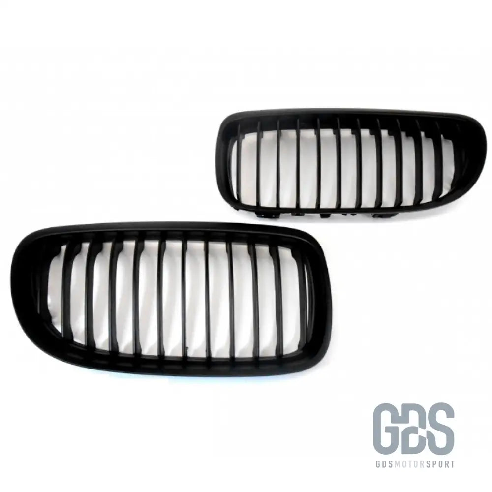 Grilles de calandre noir mat bmw série 3 e90 e91 phase 2 lci - calandres