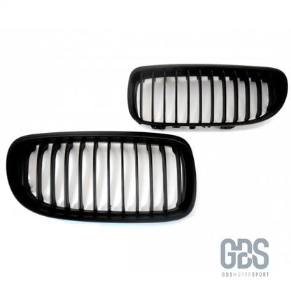 Grilles de calandre noir mat bmw série 3 e90 e91 phase 2 lci - calandres