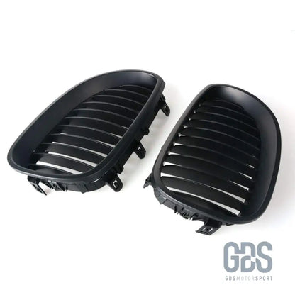 Grilles calandre noir mat bmw série 5 e60 / e61 - calandres