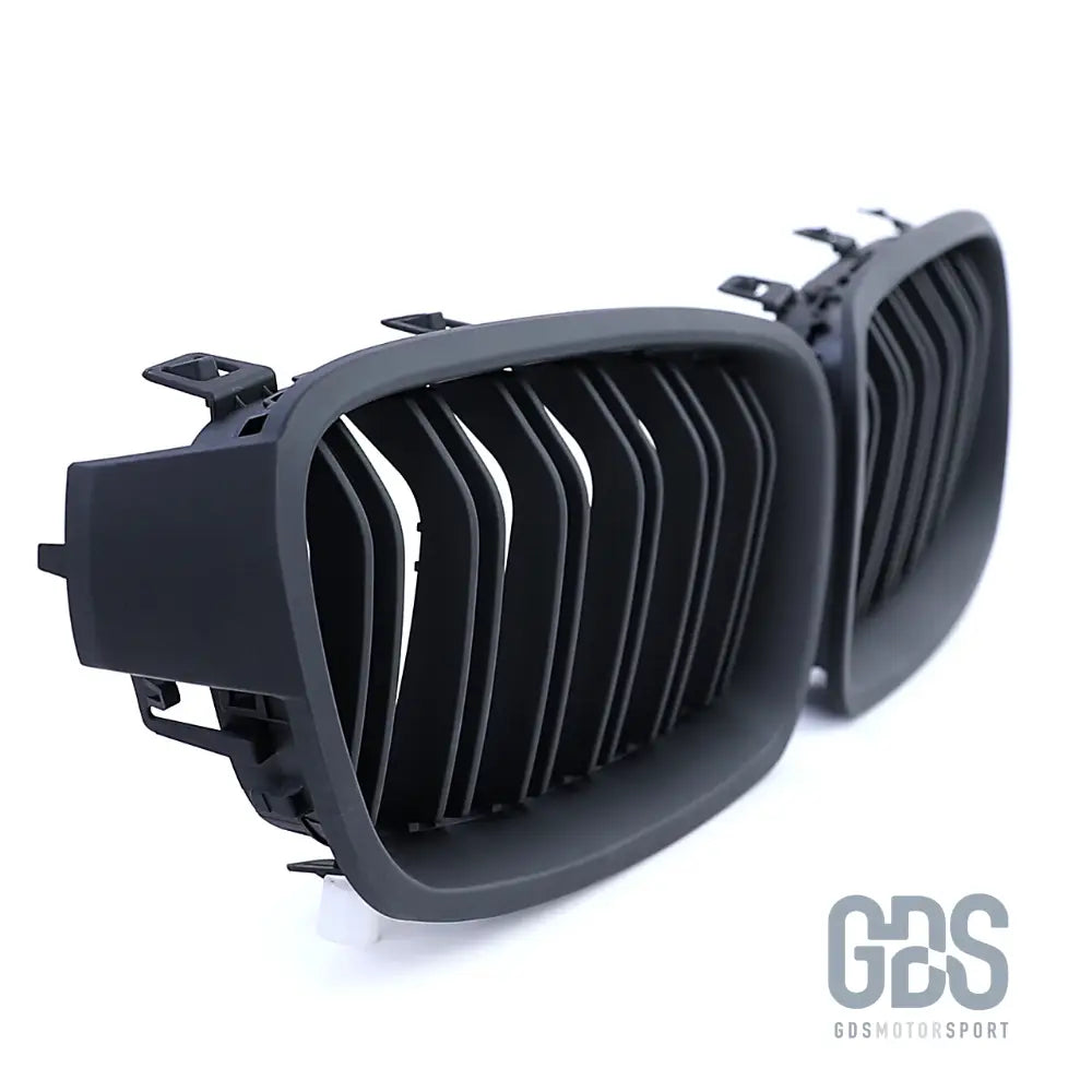 Grilles de calandre noir mat double lame look m3 bmw f30 f31 - calandres