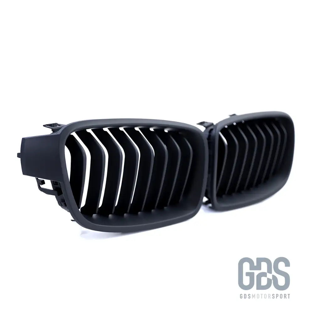Grilles de calandre noir mat simple lame bmw f30 f31 m3 f80 - calandres