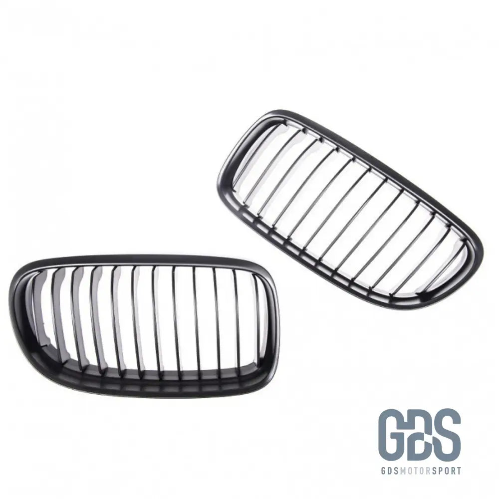 Grilles de calandre Noir Mate pour BMW serie 3 E92 E93 phase 2 10-14 - Calandres - GDS Motorsport