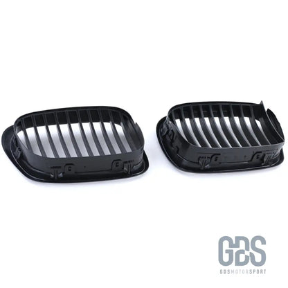 Grilles de calandre noir mate bords larges bmw serie 5 e39 1995 a 2003 - calandres