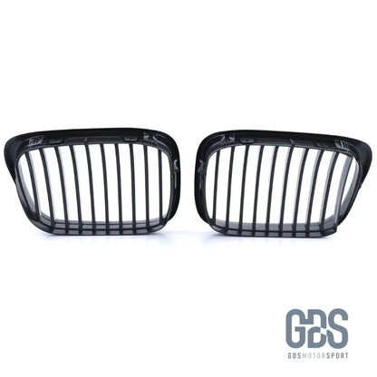 Grilles de calandre NOIR MATE bords larges BMW serie 5 E39 1995 a 2003 - Calandres - GDS Motorsport