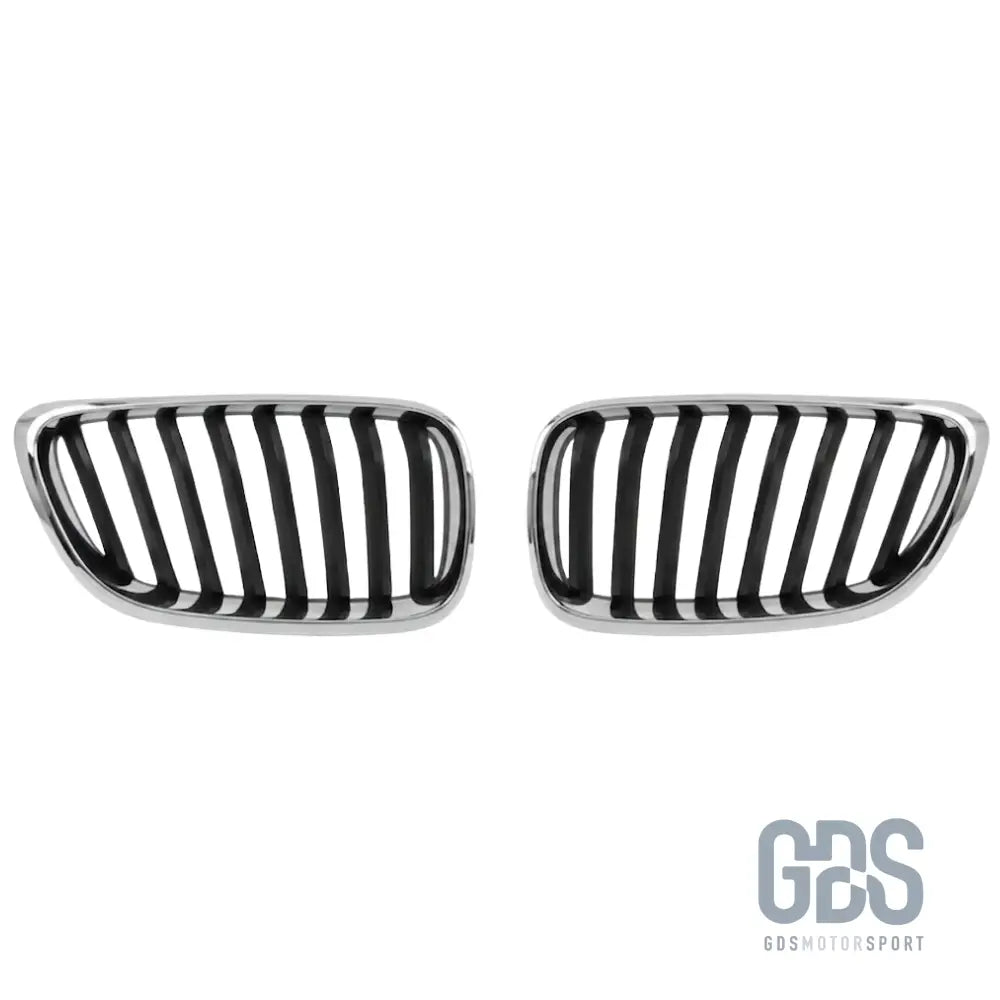 Grilles de calandre simple lame contour chrome pour bmw série 2 f22 f23 - calandres