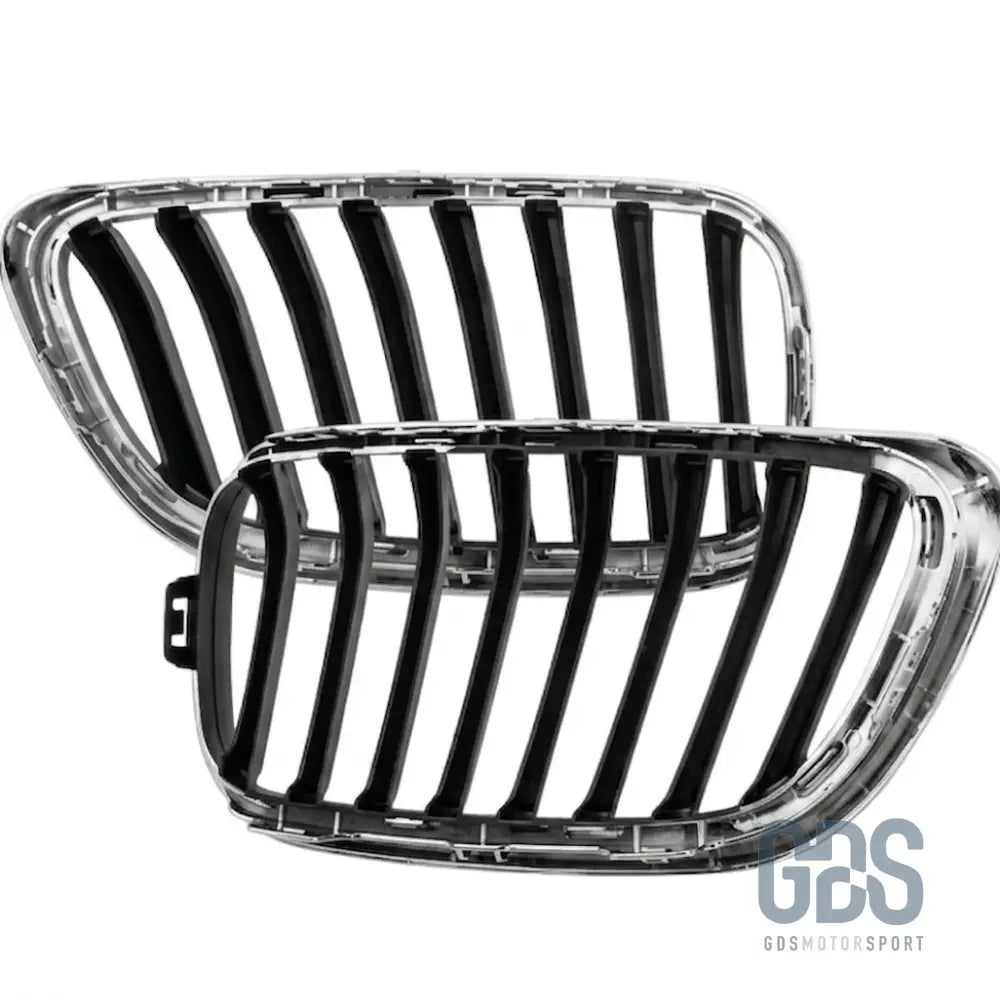 Grilles de calandre simple lame contour chrome pour bmw série 2 f22 f23 - calandres