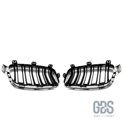 Grilles de calandre type vrai m3 f80 bmw f30 / f31 noir chrome - calandres
