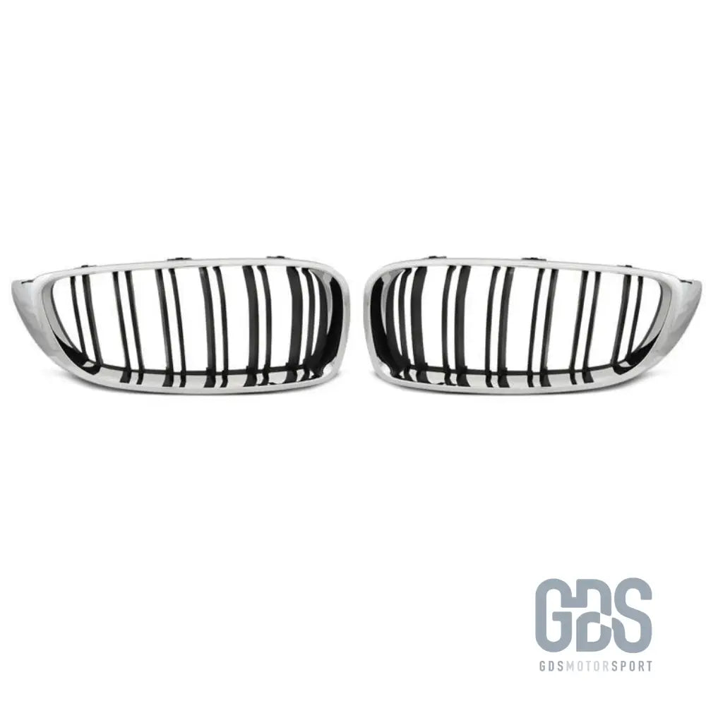 Grilles de calandre type vrai m4 f82 pour bmw f32 f33 f36 noir mat et chrome - calandres