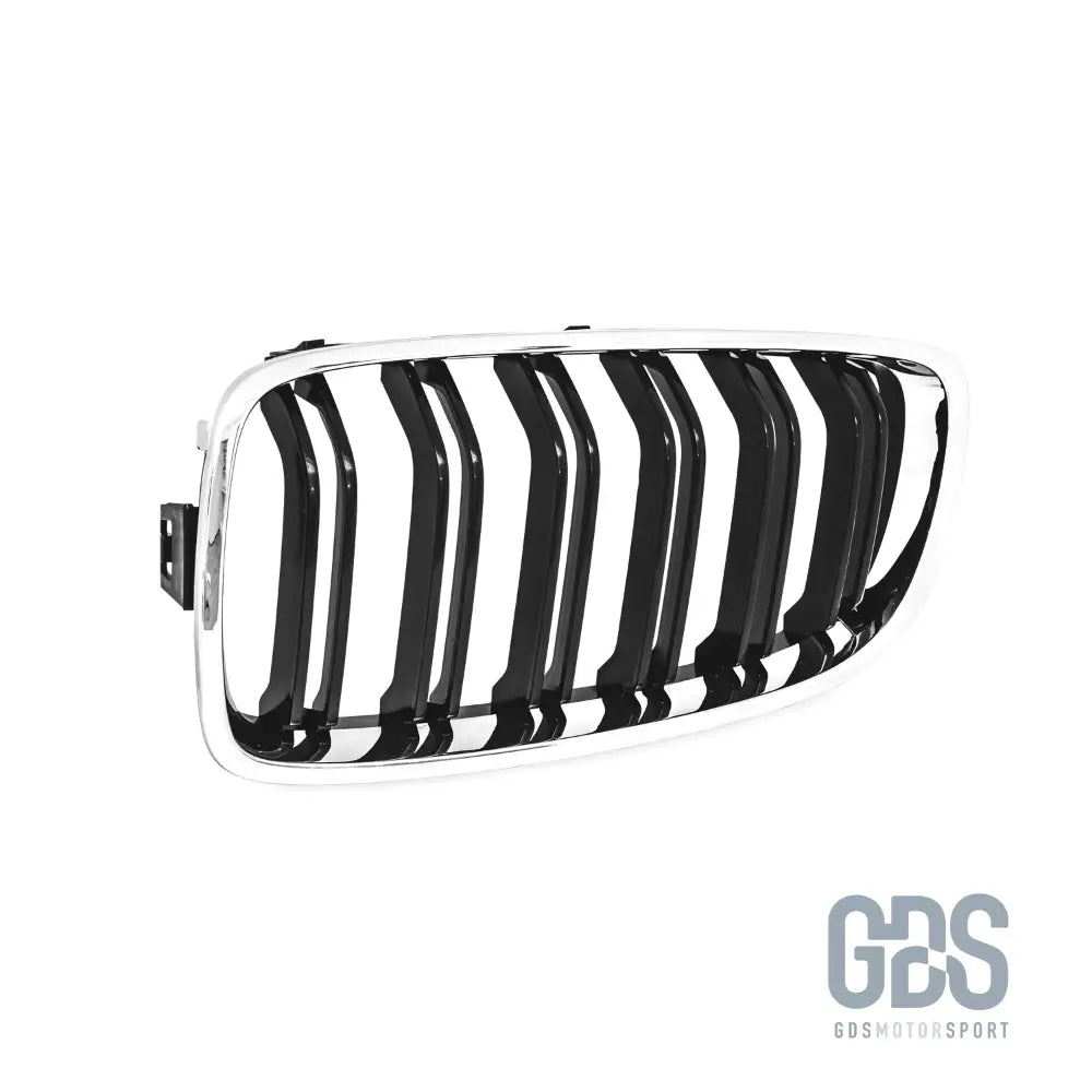Grilles de calandre type vrai m4 f82 pour bmw f32 f33 f36 noir mat et chrome - calandres