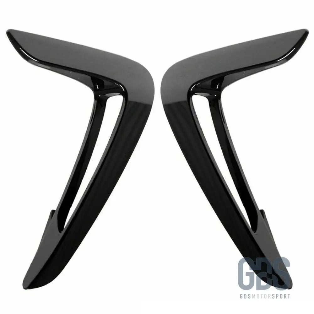 Grilles d’aile noir brillant bmw serie 4 f32 / f33 / f36 shadow line - calandres