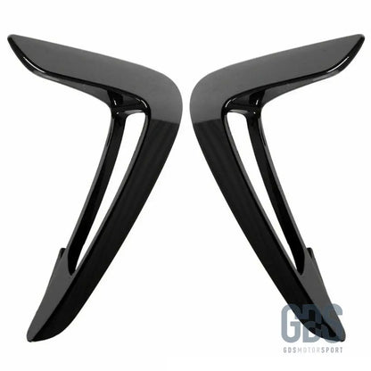 Grilles d’aile noir brillant bmw serie 4 f32 / f33 / f36 shadow line - calandres