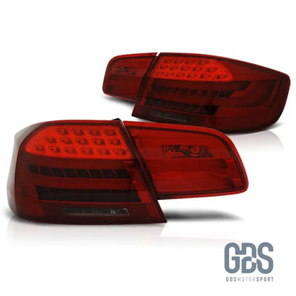 Feux arrière LED Light bar look LCI Fumé noir BMW Serie 3 E92 Coupé Phase 1 de 2006 a 2010 - PHARES FEUX - GDS Motorsport