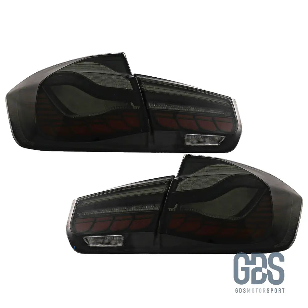 Feux arrières OLED 3D Dynamique light bar pour BMW Série 3 F30 Fumé noir - Éclairage de véhicule - GDS Motorsport