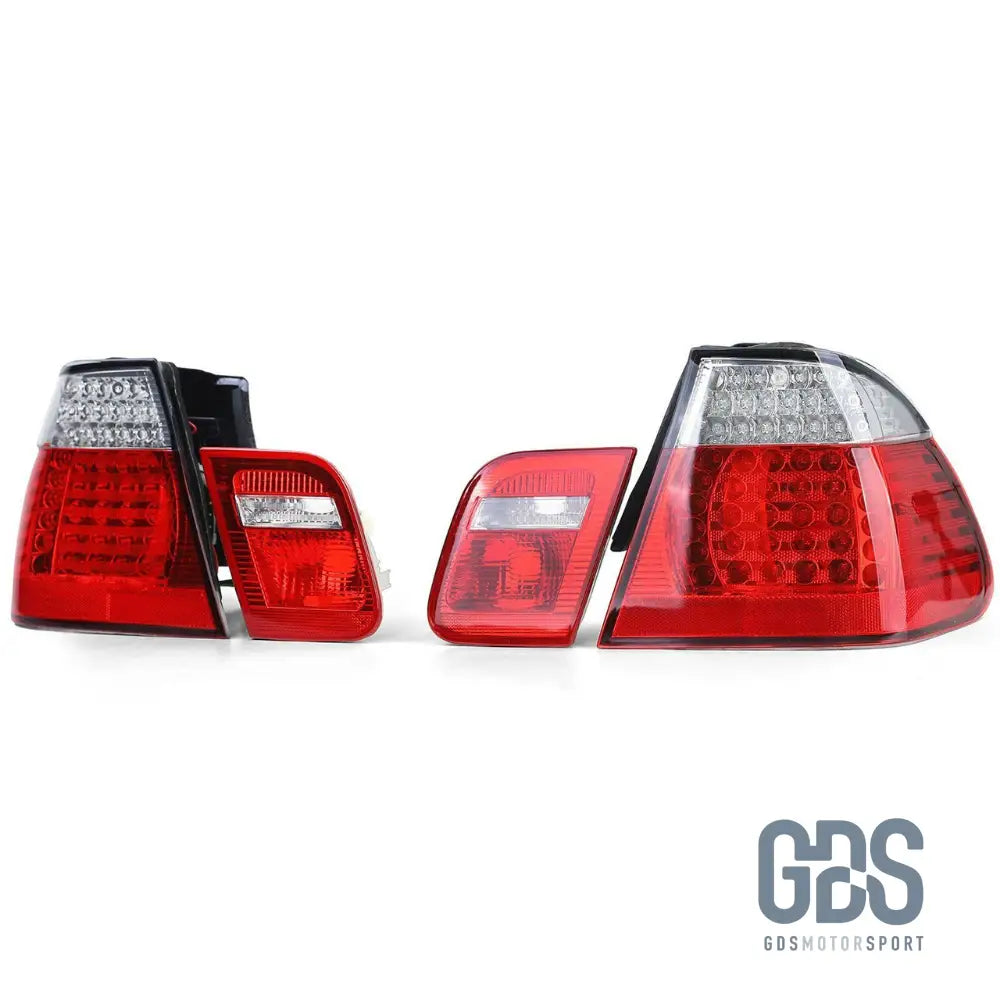 Feux arrière Full LED Rouge Clair pour BMW E46 Berline 1998 à 2005 - PHARES FEUX - GDS Motorsport