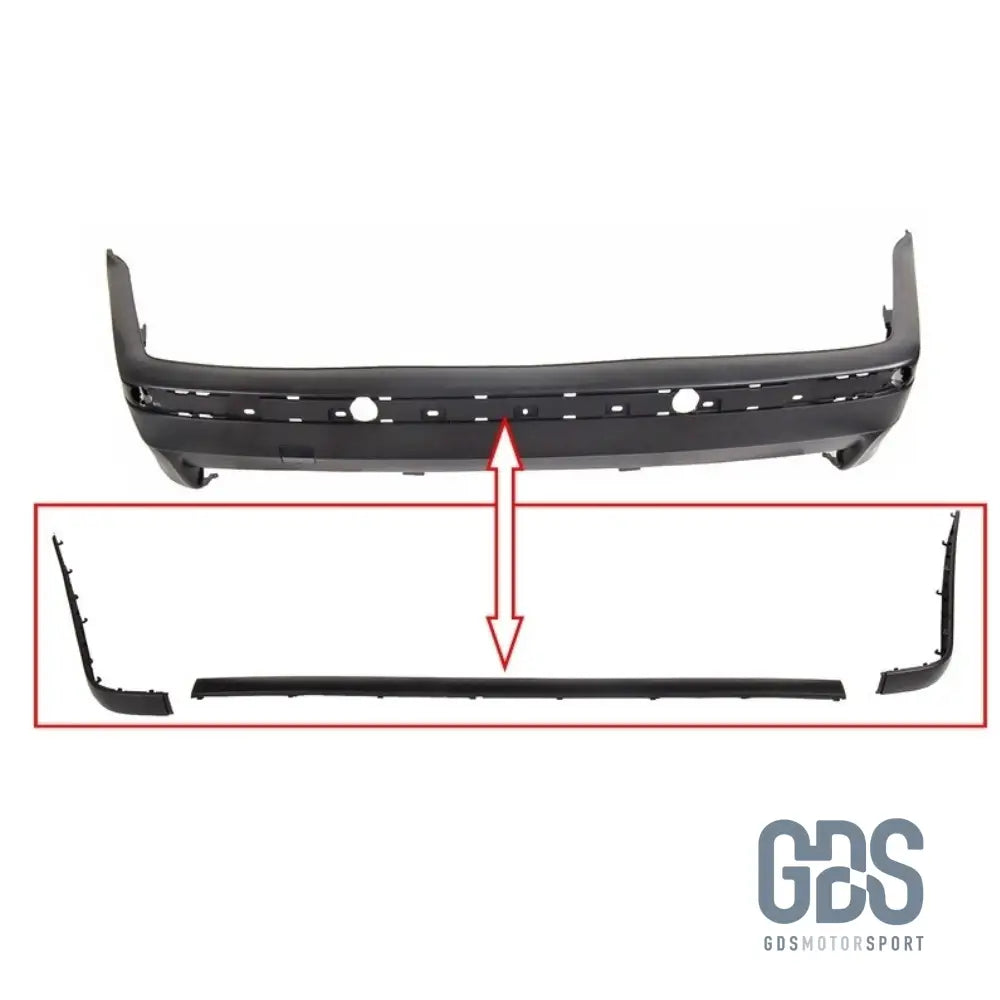 Jeu Baguettes pour pare choc arriere BMW E36 - Pare Choc kit carrosserie - GDS Motorsport