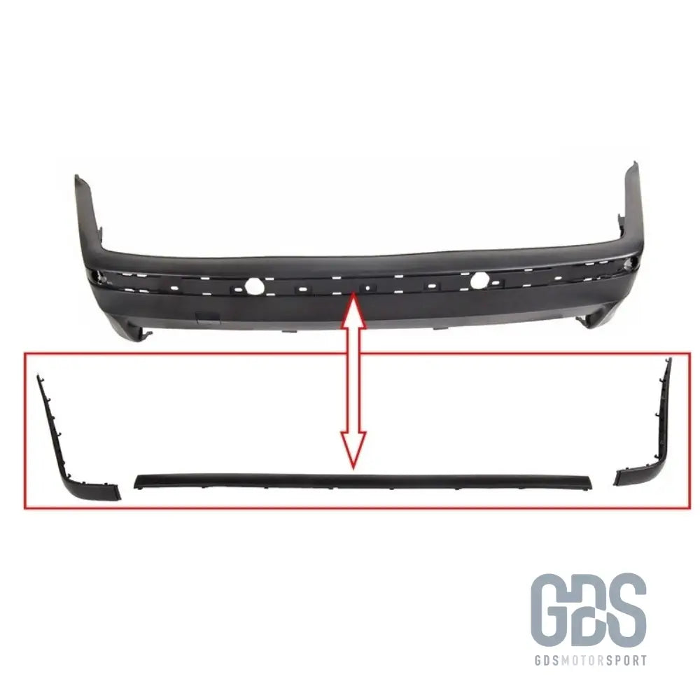 Jeu complet de baguettes pare-choc arrière pour bmw e36 - baguettes carrosserie