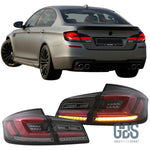 Feux arrières Look G20 Full LED pour BMW Série 5 F10 Fond Noir - Éclairage de véhicule GDS Motorsport