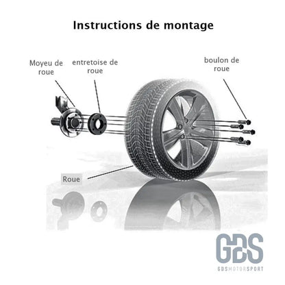 Kit 2 cales élargisseurs de voie eibach pro-spacer 5x120 ⌀72.5 — bmw e92 coupé e93 cabriolet et m3 - elargisseurs