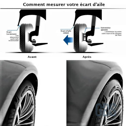 Kit 2 cales élargisseurs de voie eibach pro-spacer 5x120 ⌀72.5 — bmw série 1 f20 et f21 - elargisseurs