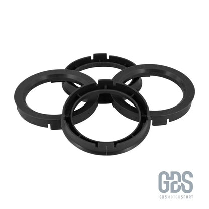 Kit 4 bagues de centrage ⌀74.1 extérieur / ⌀72.6 intérieur — pour jante aluminium bmw - cales elargisseurs