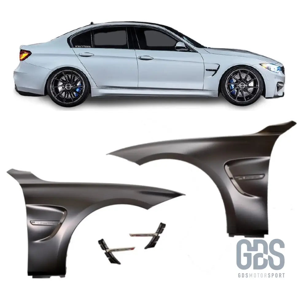 Kit complet look m3 evo f80 — bmw série 3 f30 berline phase 1 & 2 lci (2012-2019) - kit carrosserie