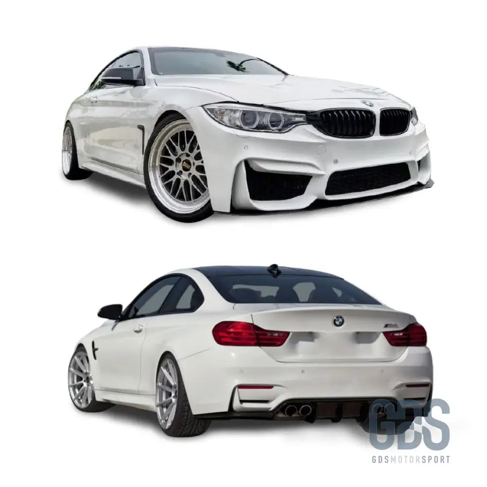 Kit complet look m4 f82 — bmw série 4 f32 coupé / f33 cabriolet phase 1 & 2 lci (2013-2020) - kit carrosserie