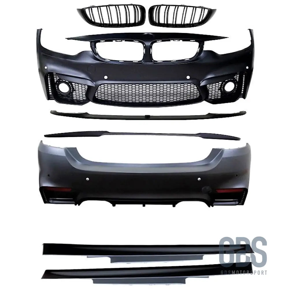 Kit complet look m4 f82 — bmw série 4 f32 coupé / f33 cabriolet phase 1 & 2 lci (2013-2020) - kit carrosserie